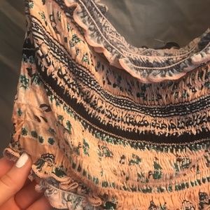 Charlotte Russe Off The Shoulder Crop Top